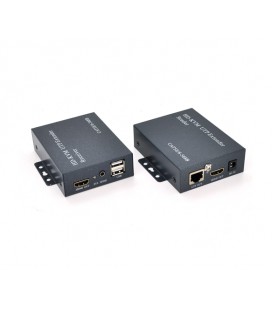 Одноканальный активный удлинитель HDMI сигнала по кабелю UTP. Дальность передачи: до 120 метров, cat5e/cat6e 1080P/3D. Управлени