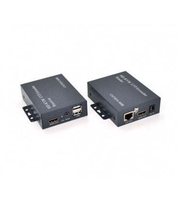 Одноканальный активный удлинитель HDMI сигнала по кабелю UTP. Дальность передачи: до 120 метров, cat5e/cat6e 1080P/3D. Управлени