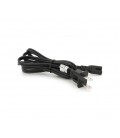 Кабель питания CN 1.5m, 0.5mm, PC-184/2 A-C7 2 pin (американский разъем), Black, OEM Q50