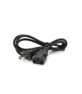 Кабель питания CN 1m, 0.5mm, PC-184/2 B-C13 2 pin (американский разъем), Black, OEM Q50