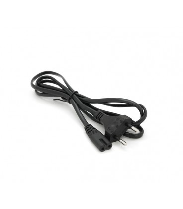 Кабель питания 1.5m, 0.5mm, PC-184/2 CEE7/16-C7 2 pin (для бытовой техники), Black, OEM Q650
