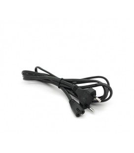 Кабель питания 1.8m, 0.5mm, PC-184/2 CEE7/16-C7 2 pin (для бытовой техники), Black, OEM Q600