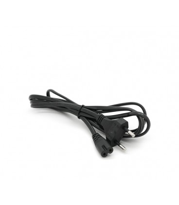 Кабель питания 1.8m, 0.5mm, PC-184/2 CEE7/16-C7 2 pin (для бытовой техники), Black, OEM Q600