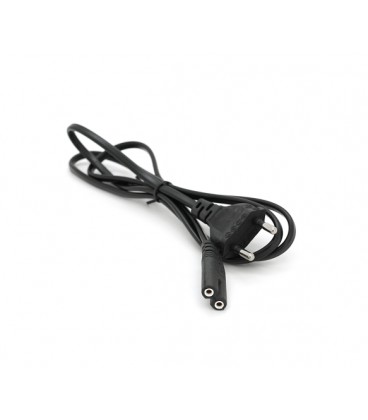 Кабель питания 1.2m, 0.5mm, PC-184/2 CEE7/16-C7 2 pin (для бытовой техники), Black, OEM Q500