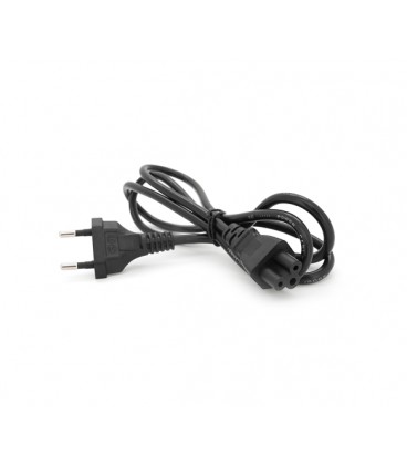 Кабель питания 1.2m, 0.5mm, PC-184/2 CEE7/16-C5 3 pin (для бытовой техники), Black