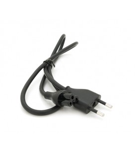 Кабель питания 1.0m, 0.5mm, PC-184/2 CEE7/16-C5 3 pin (для бытовой техники), Black, OEM Q750