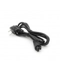 Кабель питания Schuko PC-186 CEE7/7-IEC C5, 1.8M, 0.75mm, для ноутбука, OEM Q25/250