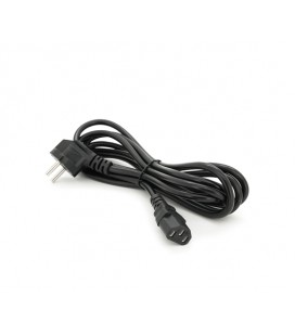 Кабель питания Schuko PC-186 CEE7/7-C13, 3.0M, 0.5mm, OEM (евровилка) Q15/180