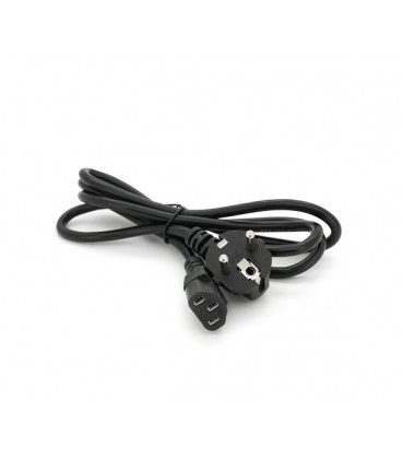 Кабель питания Schuko PC-186 CEE7/7-C13, 1.5M, 0.75mm, OEM (евровилка) Q25/250