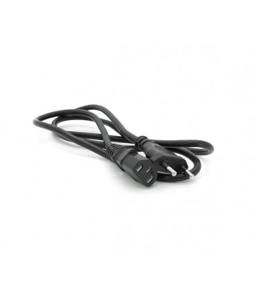 Кабель питания Schuko PC-186 CEE7/16-C13, 1.2M, 0.5mm OEM (евровилка) без заземления