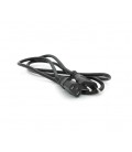 Кабель питания Schuko PC-186 CEE7/16-C13, 1.2M, 0.5mm OEM (евровилка) без заземления