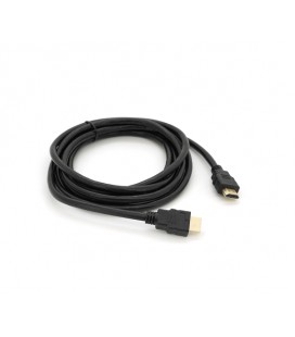 Кабель Merlion HDMI-HDMI HIGH SPEED 3.0m, v1.4, OD-7.5mm, круглый Black, коннектор Black, (Пакет) Q125