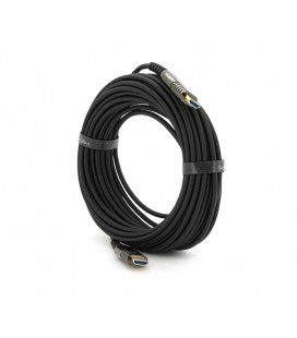 Кабель VEGGIEG HA-12 HDMI-HDMI 4K UHD, 12.0m, v2,0, OD-4.0mm, круглый, Black, коннектор Black-Metal, Box