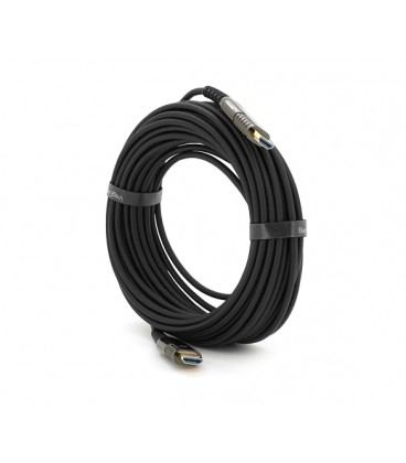 Кабель VEGGIEG HA-12 HDMI-HDMI 4K UHD, 12.0m, v2,0, OD-4.0mm, круглый, Black, коннектор Black-Metal, Box