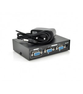 Активный сплиттер VGA сигнала KV-FJ2502S 200MHz 2 Port, DC5V /1A