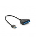 Кабель Usb 3.0 AM to SATA black 0.1m для HDD/SSD дисков