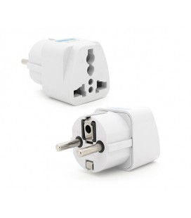 Переходник на евророзетку TEFAL-тройник White, в упаковке 20 штук, цена за штуку, Q1000