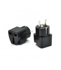 Переходник на евророзетку TEFAL-тройник Black, в упаковке 20 штук, цена за штуку, Q1000
