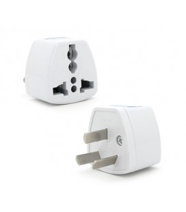 Переходник на евророзетку TEFAL AU White, 3pin, 250V, 10A, в упаковке 20 штук, цена за штуку, Q1000