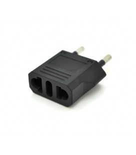 Переходник на евророзетку Binxing WM-10 Black, 110-250V, 6A, 500W, в упаковке 100 штук, цена за штуку