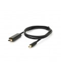Конвертер mini Display Port (папа) на HDMI(папа) 1m (пакет)