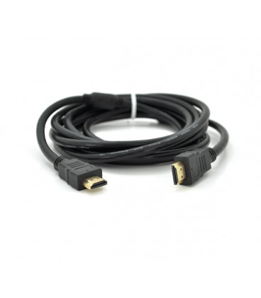 Кабель Ritar PL-HD94 HDMI-HDMI Ultra HD 1080P, 3.0m, v1,4, OD-7.3mm, с фильтром, круглый Black, коннектор Gold, Пакет, Q100