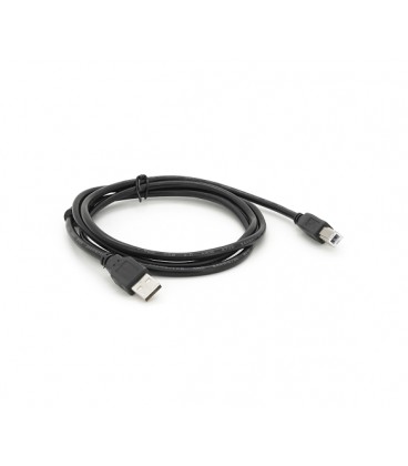 Кабель USB 2.0 AM/BM, 1.5m, 1 феррит, черный, Пакет Q500