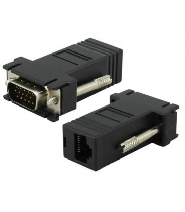 Пассивный удлинитель (А) VGA, RJ-45 to VGA(male) Q100