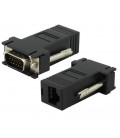 Пассивный удлинитель (А) VGA, RJ-45 to VGA(male) Q100