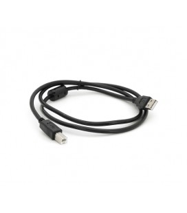 Кабель USB 2.0 AM/BM, 1.0m, 1 феррит, черный, Пакет Q500