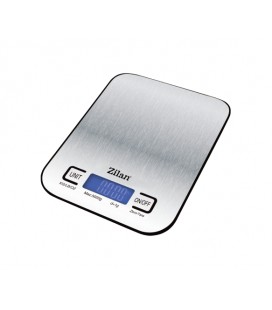 Электронные металические кухоные весы Zilan ZLN2984, silver