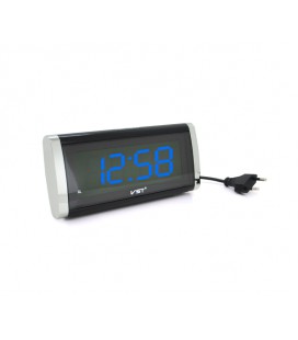Электронные часы VST-730, будильник, питание от кабеля 220V, Blue Light