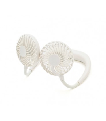 Портативний вентилятор на шею Sports Fan, 3 режима скорости, аккумулятор 18650, Mix color, Box