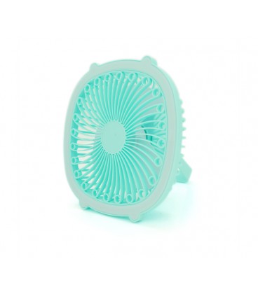 Портативний вентилятор Gentle Breeze, 3 режима скорости+ 2 режима света, встроенный аккумулятор, Mix color, Box