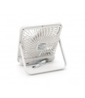 Портативный настольный вентилятор YT-180°, 3 режима, 185х145мм, встроенный аккум, USB кабель, Mix Color, Box