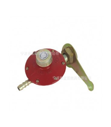 Газовый регулятор/редуктор Ningbo LJ-048, для газовых балонов, мембранный сильфонного типа однонаправленный, с резьбой