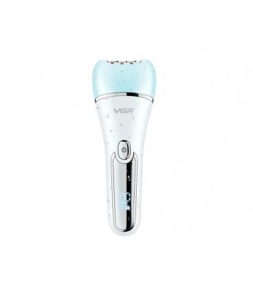 Эпилятор VGR 6 в 1 V-733 BLUE, 12 насадок, IPX7, LED display, Box