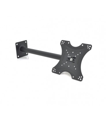 Кронштейн потолочный для TV PiPo PP-DS076-3, 14'-40', до 35кг, поворотный 360°, угол наклона ±15°, Black, Box