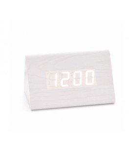 Электронный беспроводной будильник, треугольные, белый