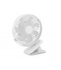 Портативный настольный вентилятор YT41016, R*160мм, 3 режима, прищепка, таймер, встроенный аккумулятор, USB кабель, Mix Color, B
