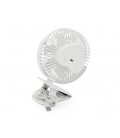 Портативный настольный вентилятор YT41016, R*160мм, 3 режима, прищепка, таймер, встроенный аккумулятор, USB кабель, Mix Color, B