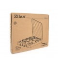 Газовая плита Zilan ZLN7079, 4 комфорки, White-Black