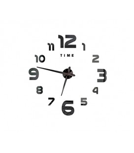 Настенные 3D часы ZH17520, 120cm, Black