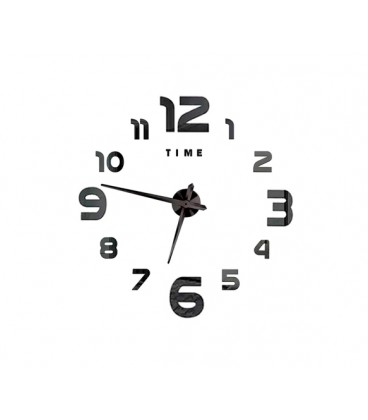 Настенные 3D часы ZH17520, 120cm, Black