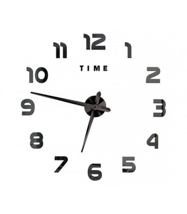 Настенные 3D часы ZH172510, 90cm, Black