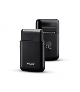 Электробритва VGR V-390 BLACK, шейвер, выдвижной триммер, Box