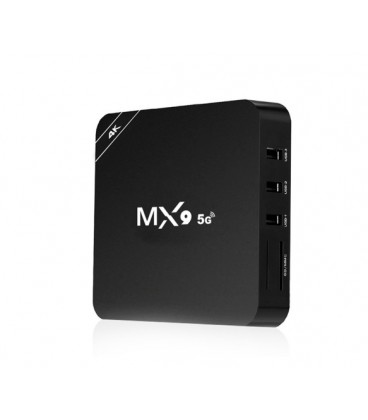 Медиа приставка MX9 4K 4/32G Smart TV Box (Android 9.0, ОЗУ 4Гб, 32Гб встроенной памяти, 4-х ядерный процессор Cortex A7, ARM Ma