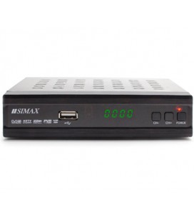 Ресивер (тюнер) IPTV DVB-T2 SIMAX Metal Blue/Silver KL1801