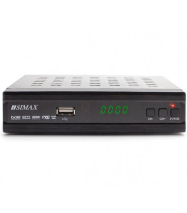 Ресивер (тюнер) IPTV DVB-T2 SIMAX Metal Blue/Silver KL1801