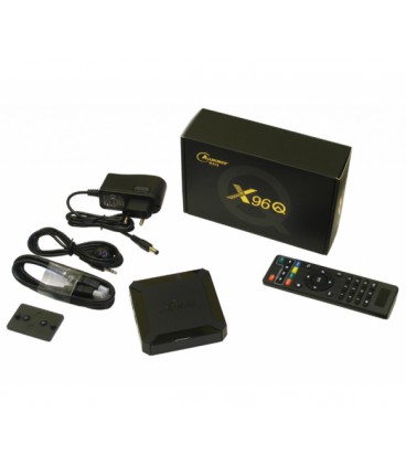 Медиа приставка X96Q Smart TV Box 2/16G (Android 10.0) ОЗУ 2 Гб, 16Гб встроенной памяти, Allwinner H313 Quad Core ARM Cortex A53